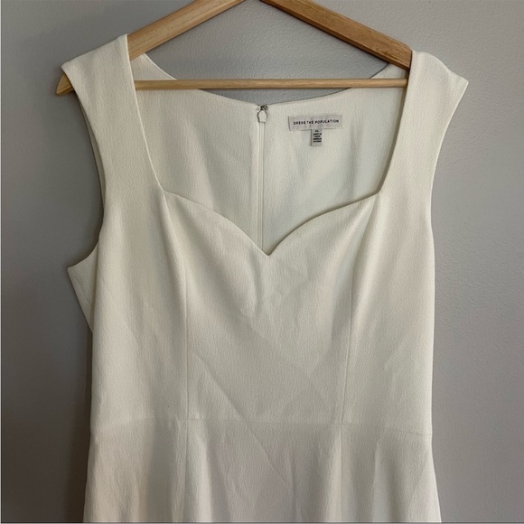 Dress the Population White Sleeveless Gown - Picture 5 of 7